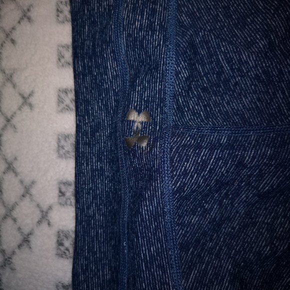 **SOLD**Underarmour 3/4 Blue Leggings - Picture 3 of 4